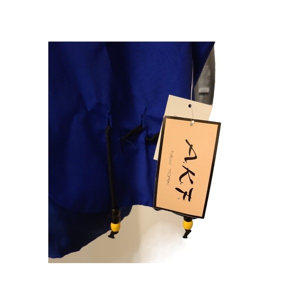 VTG AKF New York Vest Size L Blue Style Group Cloak of Many Colors - Picture 4 of 4